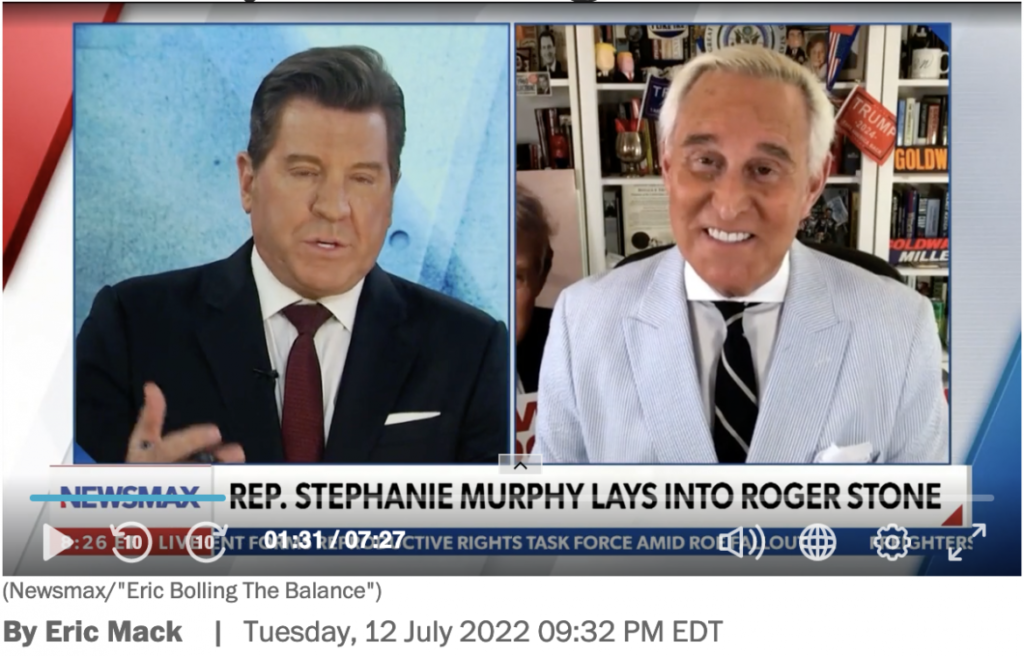 Roger Stone to Newsmax: Jan. 6 Hearing ‘Proves Exactly Nothing’