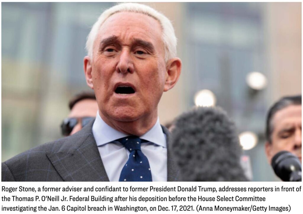 ‘It’s About Intimidation’: Roger Stone Responds to FBI Raid After Trump Clemency Letter Seized