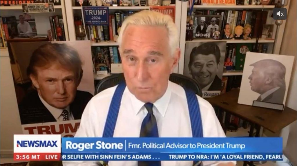Roger Stone to Newsmax: Dems Misunderstand Voters in Pursuit of Trump