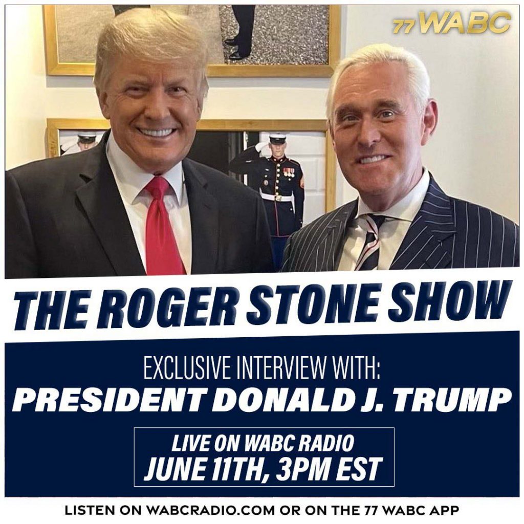 Roger Stone Show Debuts On WABC With Trump