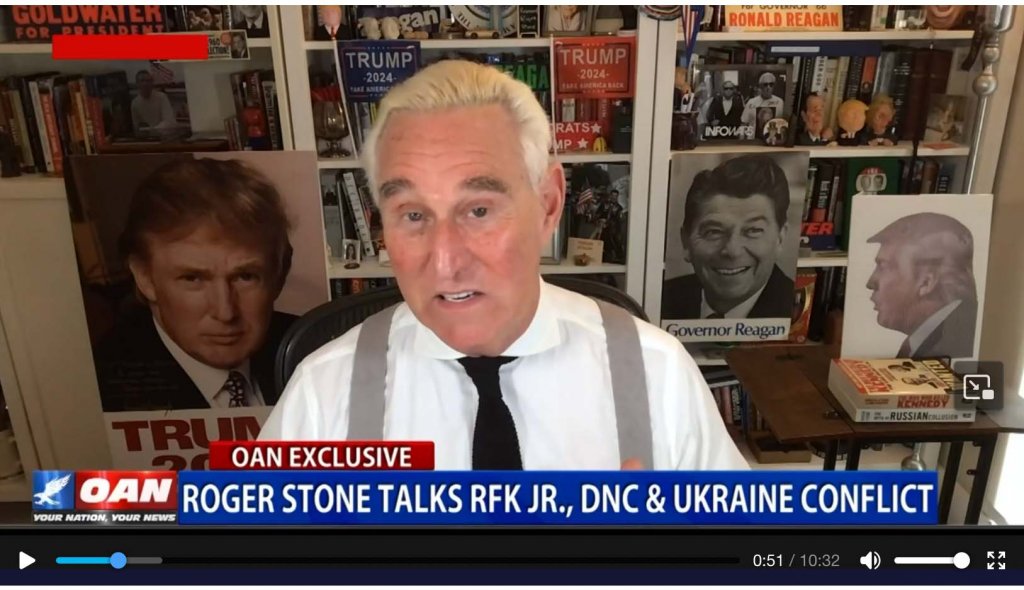 Roger Stone talks Trump and RFK Jr.’s popularity despite censorship