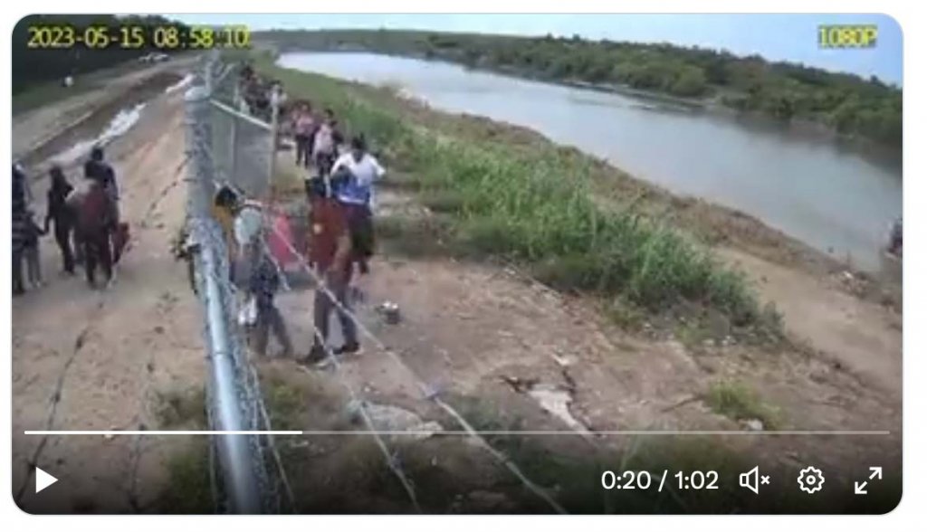 Shock Video Shows Border Patrol Agent Cutting Through Razor Wire At the Texas Border To Help Illegal Aliens Enter U.S.