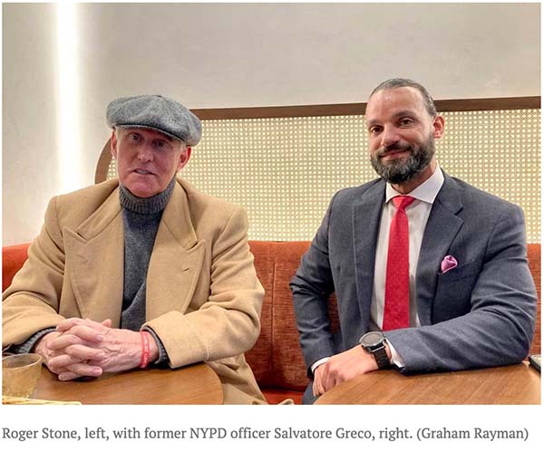 Roger Stone Pal, Trump Backer Will Press Lawsuit Over NYPD Firing