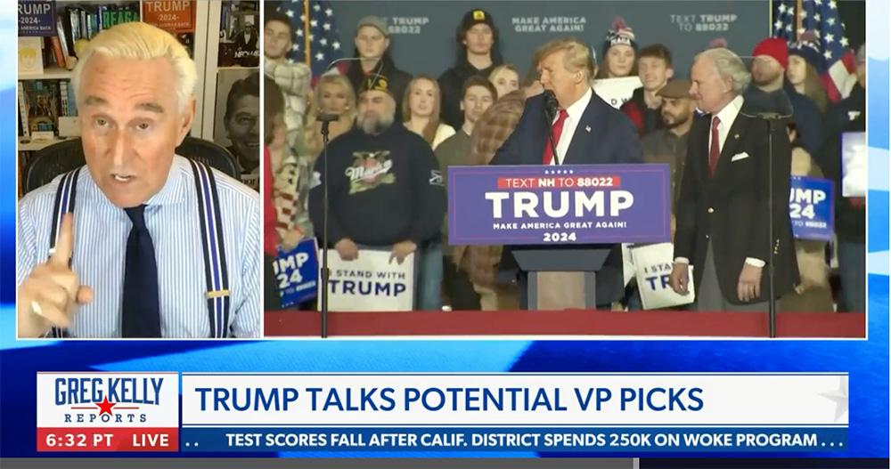 Roger Stone to Newsmax: Trump Will Take Time Before Choosing VP