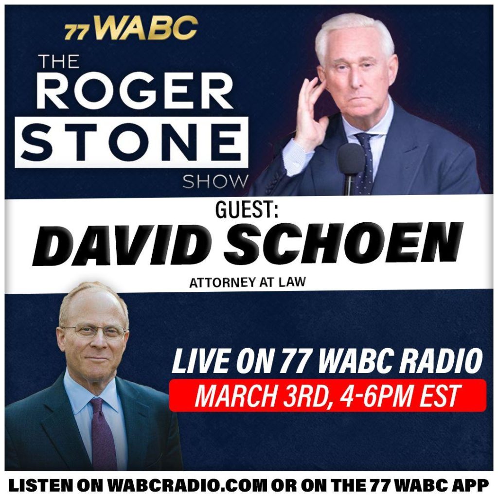 David Schoen on The Roger Stone Show: A Legal Luminary’s Perspective on Civil Rights and High-Profile Cases