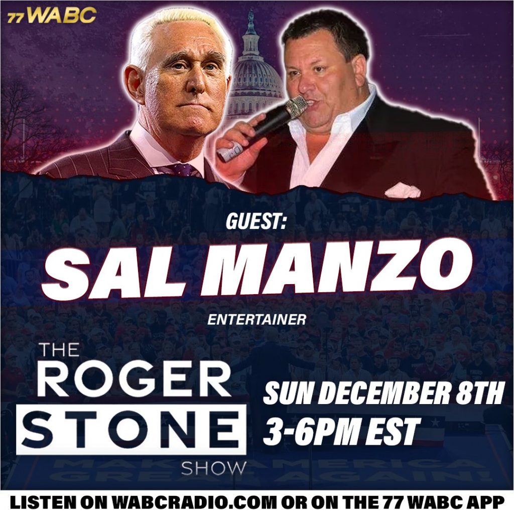 The last of the great crooners. Sal Manzo joins The Roger Stone show on 77 WABC Radio.