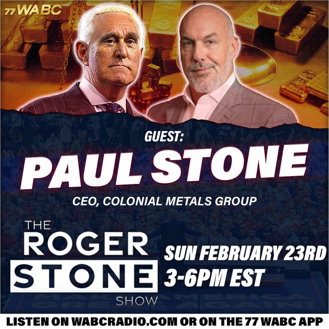 What if the Fort Knox gold is gone? Colonial Metals Group CEO Paul Stone joins the Roger Stone Show on 77 WABC Radio. What if the Fort Knox gold is gone? Colonial Metals Group CEO Paul Stone joins the Roger Stone Show on 77 WABC Radio.