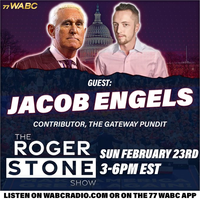 Jacob Engles, contributor to @gatewaypundit, joins the Roger Stone Show to talk about President Donald Trump’s epic preemptive endorsement of Congressman Byron Donalds for governor of Florida. Jacob Engles, contributor to @gatewaypundit, joins the Roger Stone Show to talk about President Donald Trump’s epic preemptive endorsement of Congressman Byron Donalds for governor of Florida.