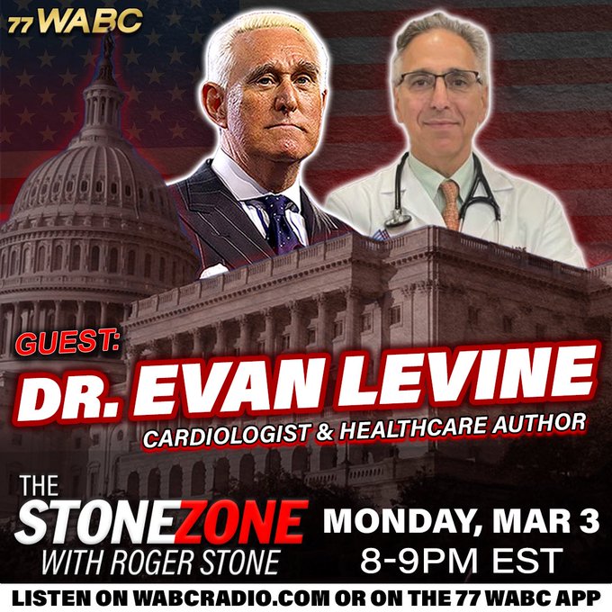 Dr. Evan Levine joins The StoneZONE on 77WABC Radio!