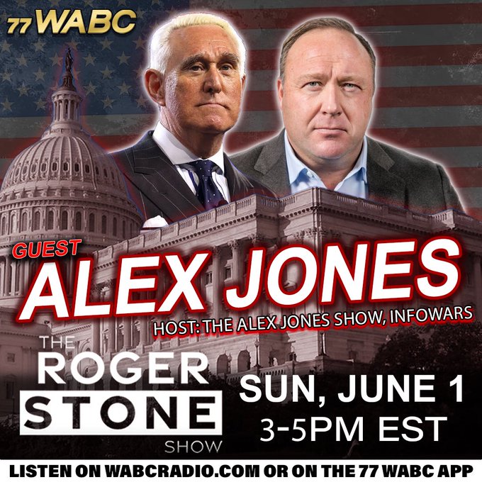 ONE-HOUR Special Today, Alex Jones joins The Roger Stone Show ONE-HOUR Special Today, Alex Jones joins The Roger Stone Show