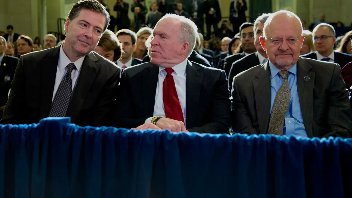 "John Brennan" "James clapper" "James Comey" jail