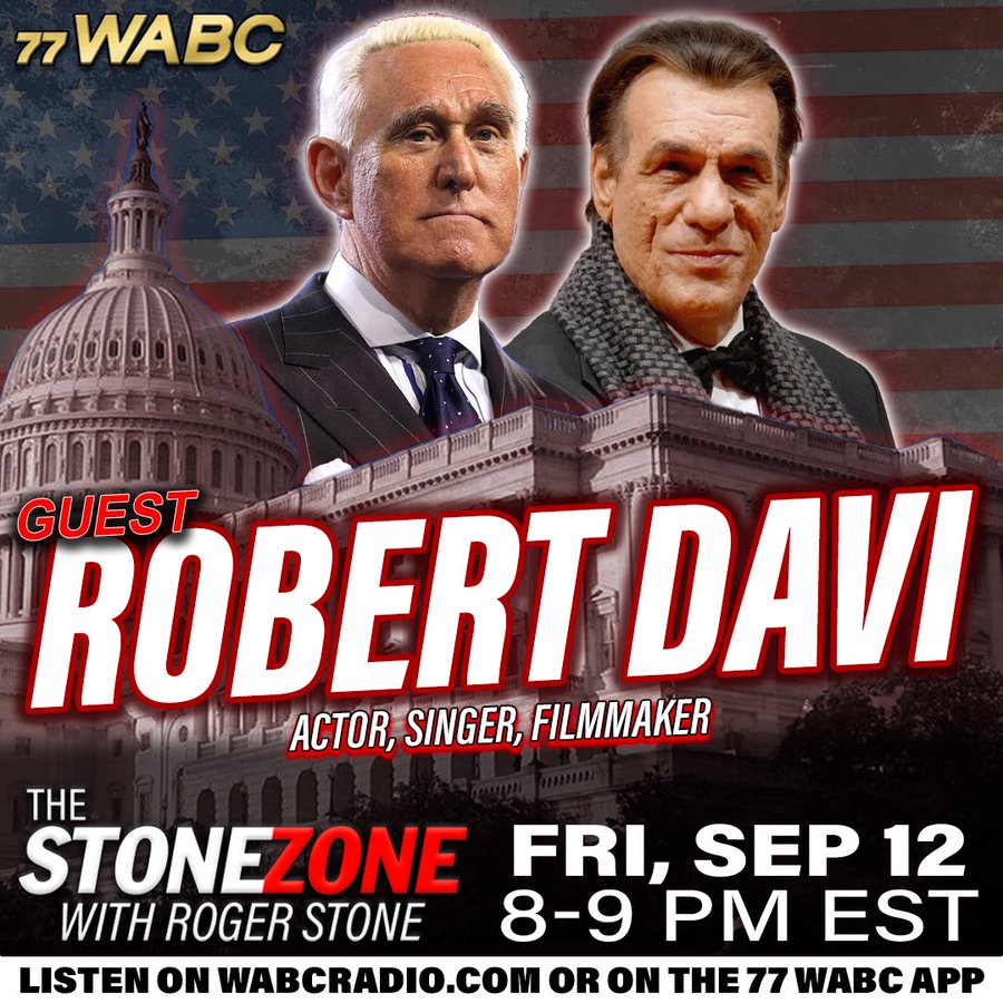 Robert Davi honoring Charlie Kirk’s legacy with Roger Stone on The StoneZONE