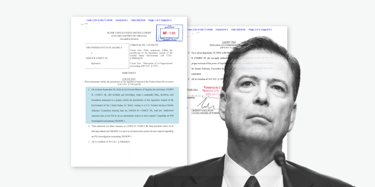 Jim Comey’s Indictment