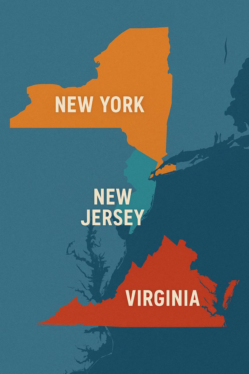 U.S. electoral map lighting up battleground states in the 2025 election showdown