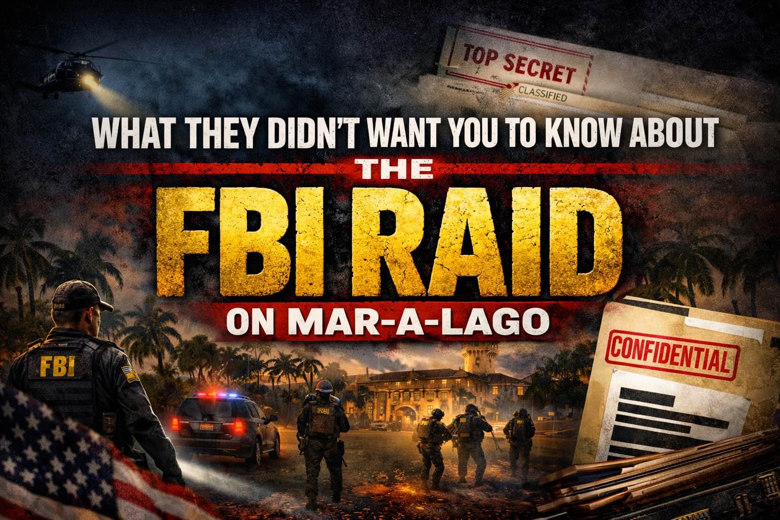 WHAT THEY DIDN'T WANT YOU TO KNOW ABOUT THE FBI RAID ON MAR-A-LAGO