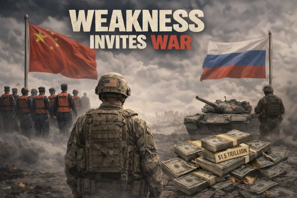 Weakness Invites War: America’s .5 Trillion Reckoning Weakness Invites War: America’s .5 Trillion Reckoning
