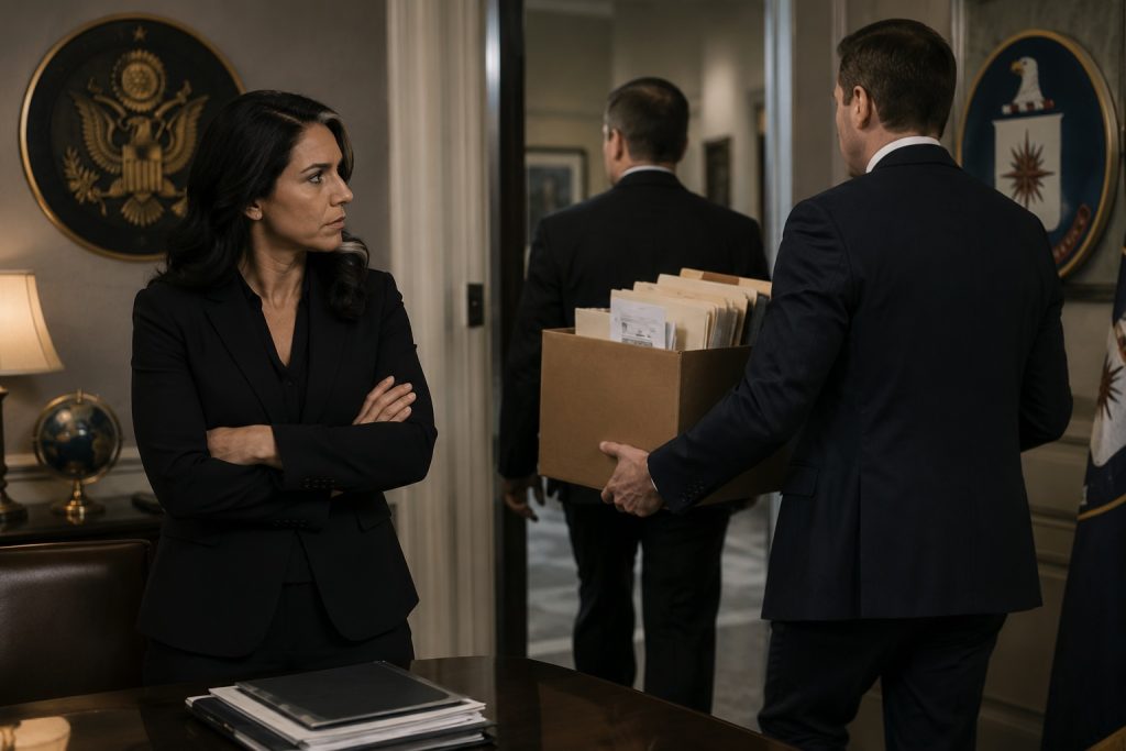 CIA TAKES DOCUMENTS FROM DNI GABBARD’S OFFICE