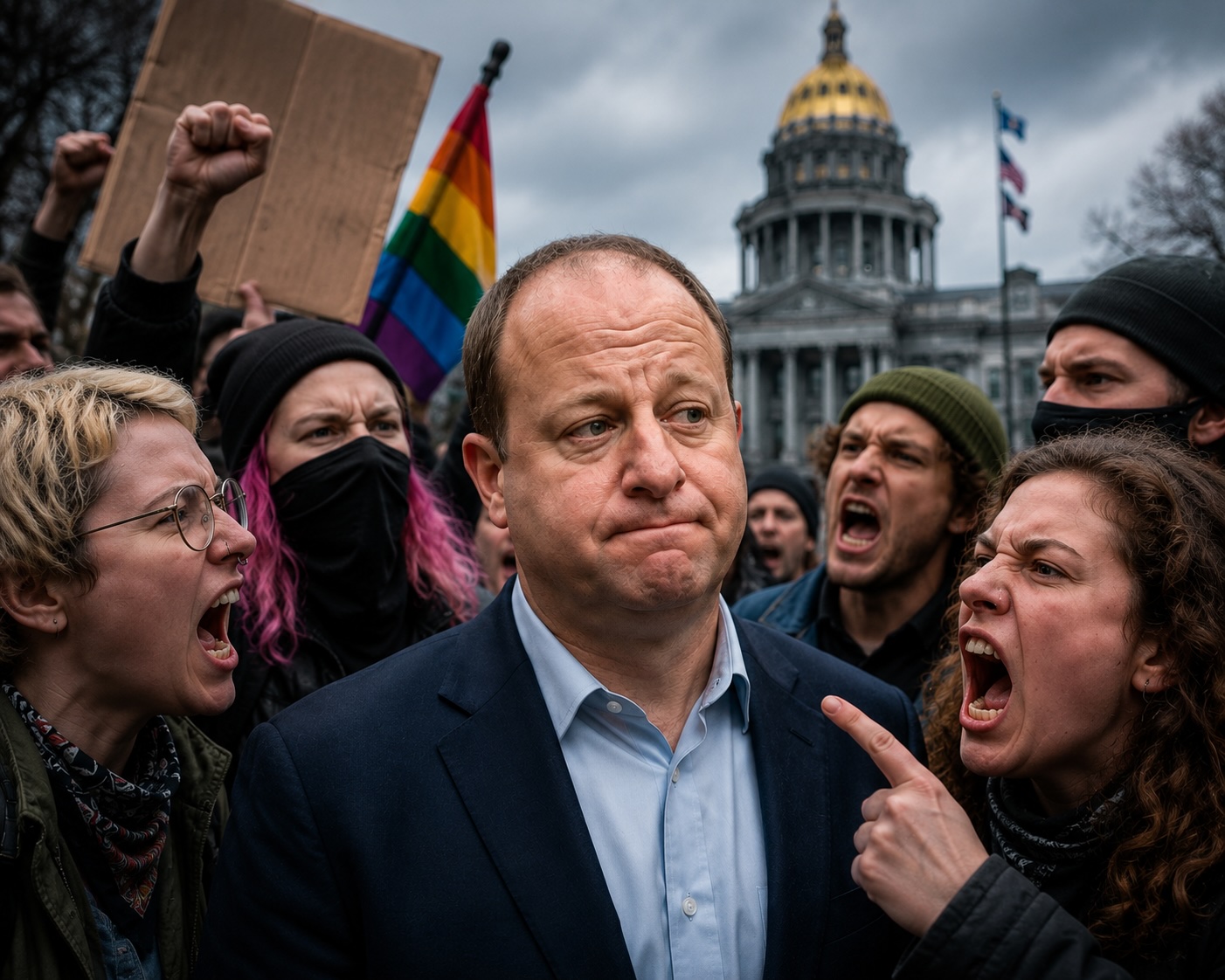 Far-Left Radicals Turn on Colorado Gov. Jared Polis Over Tina Peters Commutation