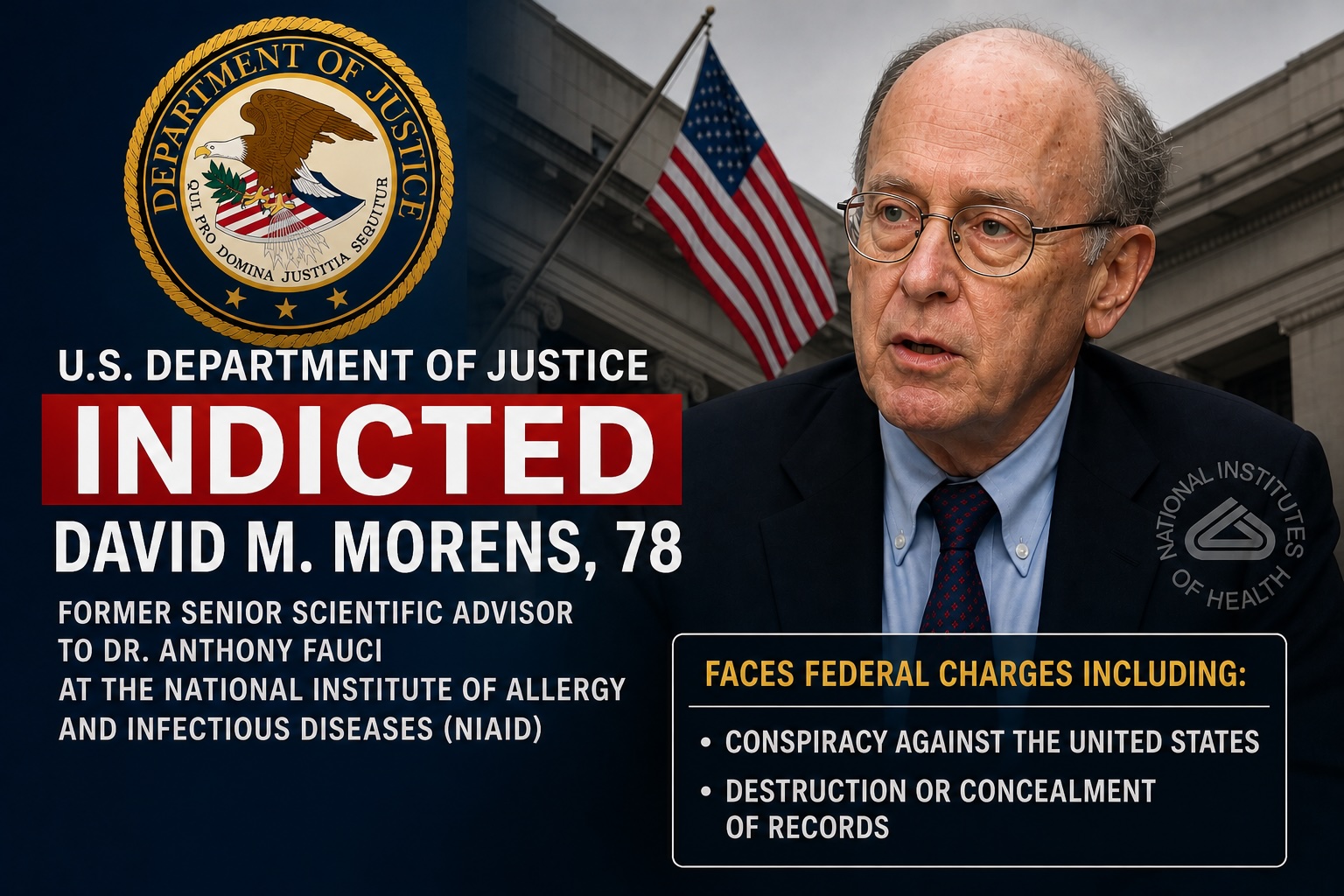 Ex-Fauci Senior Advisor Indicted for Hiding COVID Research Emails