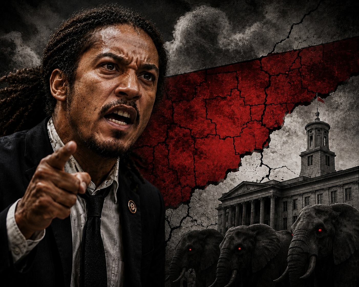 Far left Tennessee State Representative Justin Jones is using inflammatory racial rhetoric to attack Republicans over redistricting in the state.