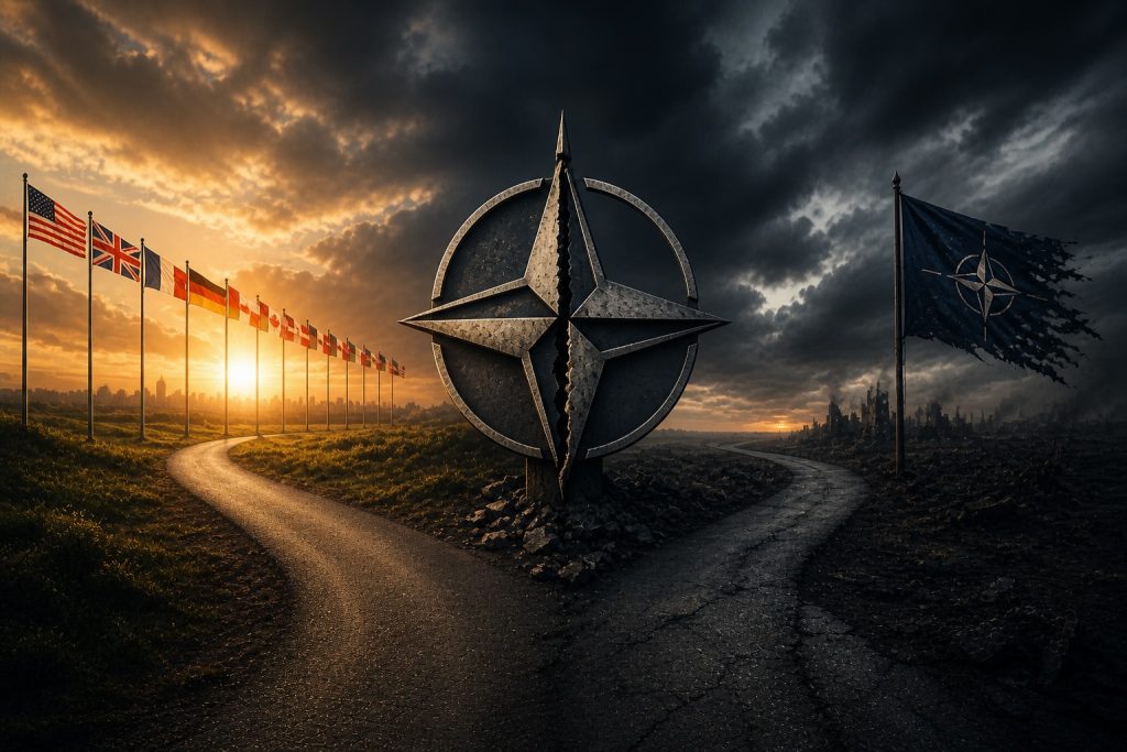 NATO AT THE CROSSROADS: TRIBUTE PAID, AND THE TWILIGHT OF AN ALLIANCE
