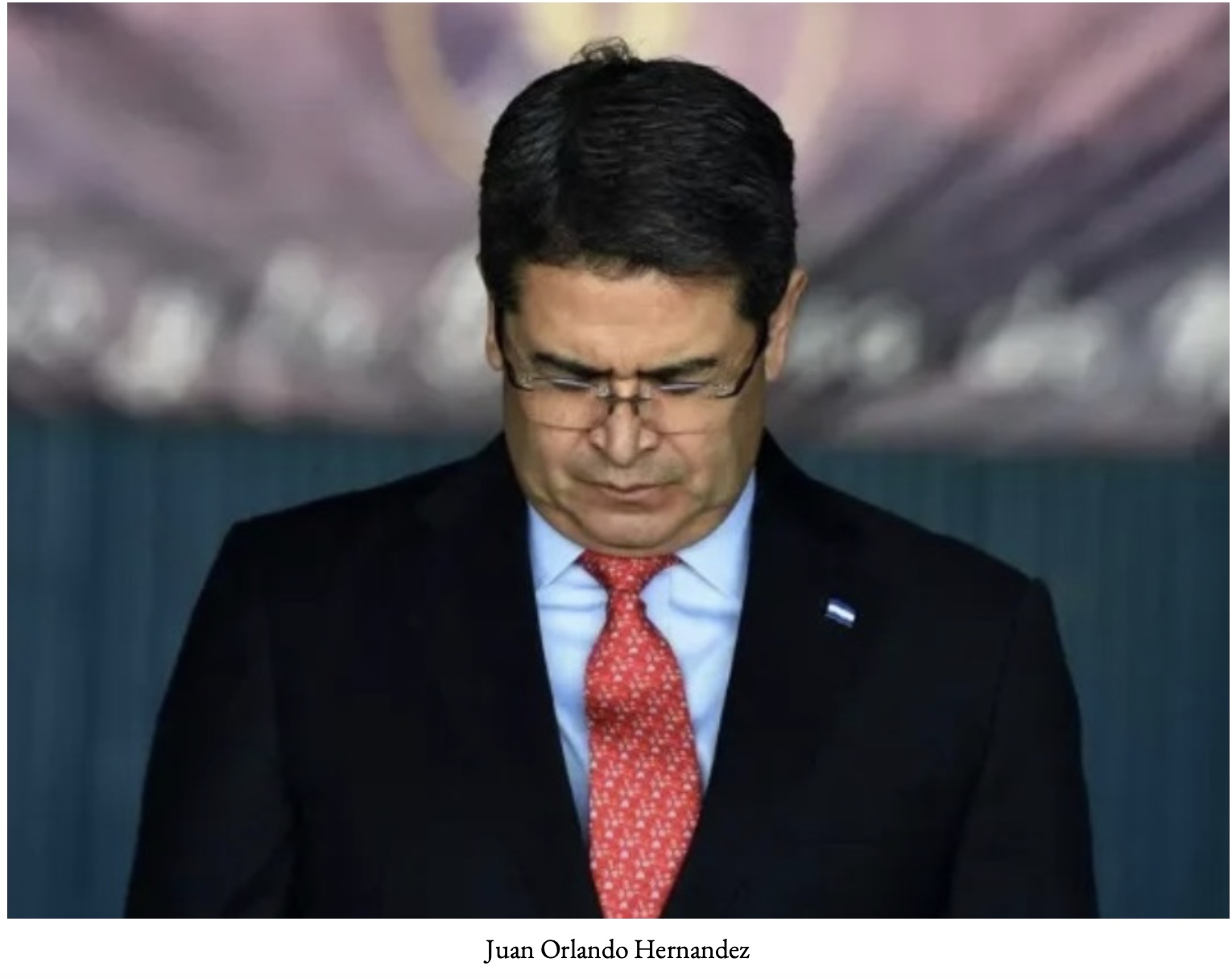 The Framing of Honduran President Juan Orlando Hernandez