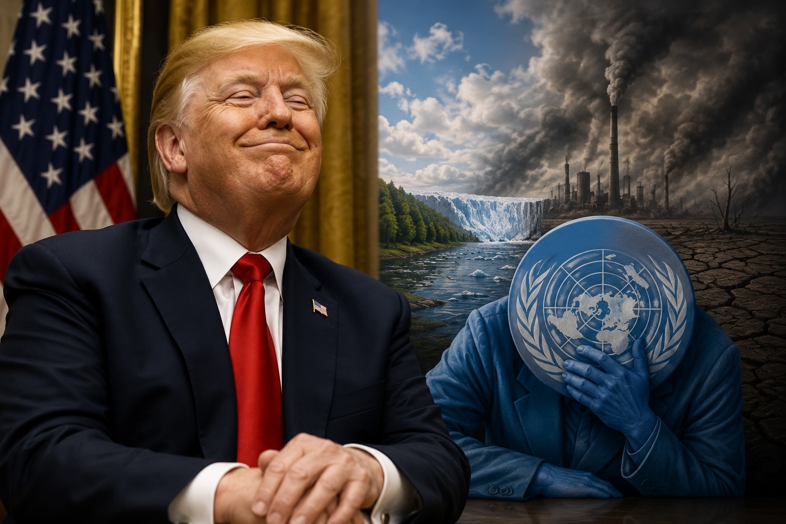 Trump Gloats After UN Admits Climate Change Lies