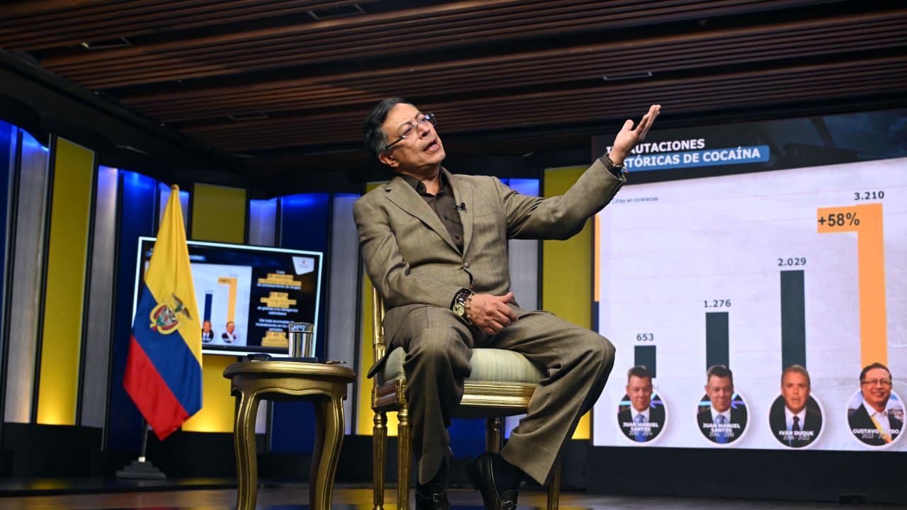 Colombian President Gustavo Petro makes a twitter posting saying - “Heil Hitler”