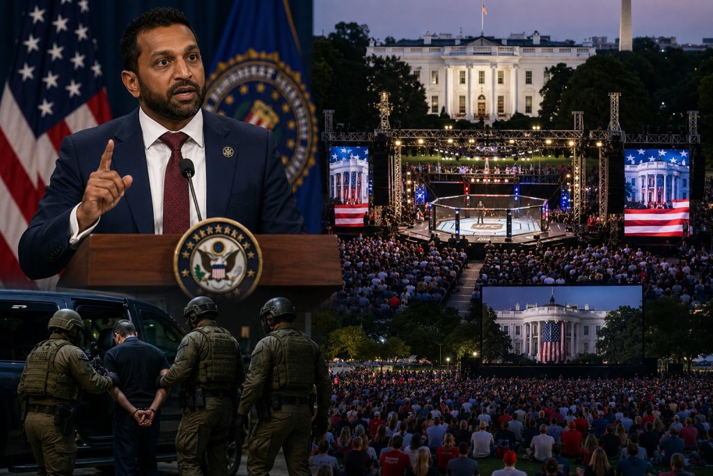FBI Foils Drone-Sniper Terror Plot Hours Before Trump’s UFC Freedom 250 at White House FBI Foils Drone-Sniper Terror Plot Hours Before Trump’s UFC Freedom 250 at White House