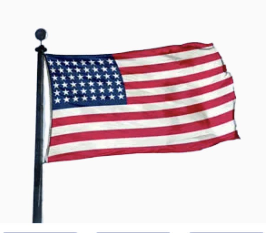 American flag waving on Flag Day celebrating patriotism freedom and national unity