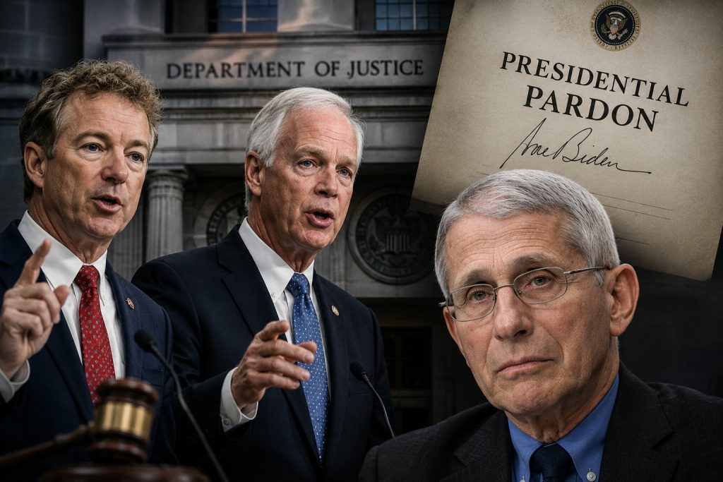 “He Ought to Be Prosecuted”: Senators Challenge Fauci Pardon Over Autopen and Gain-of-Function Lies