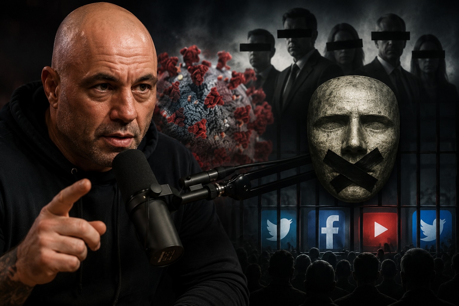 Joe Rogan Exposes COVID Censorship Agenda