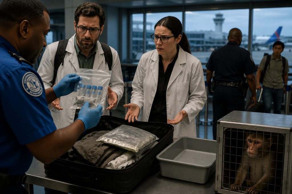NIH Scientists Caught Attempting to Smuggle Deactivated Monkeypox Samples Through Detroit Airport, Same Entry Point as Prior Foreign National Cases NIH Scientists Caught Attempting to Smuggle Deactivated Monkeypox Samples Through Detroit Airport, Same Entry Point as Prior Foreign National Cases