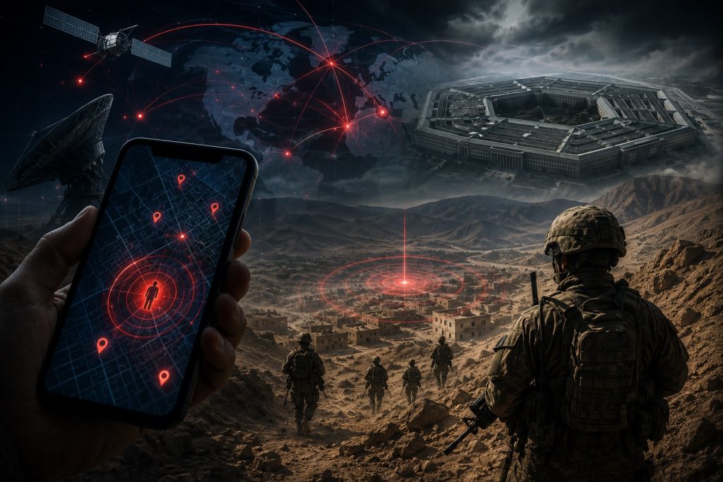 Pentagon Warning: Adversaries Using Commercial Cell Phone Location Data to Target U.S. Troops in War Zones Pentagon Warning: Adversaries Using Commercial Cell Phone Location Data to Target U.S. Troops in War Zones