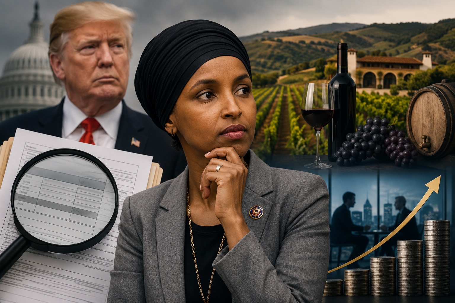 The Omar Wealth Flip: $30 Million Disappears After Oversight Probe