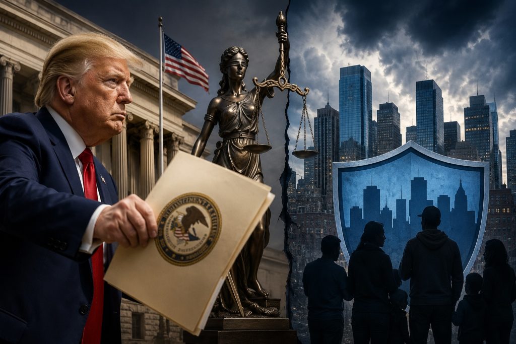 Trump DOJ Sues Democrat Sanctuary Cities Trump DOJ Sues Democrat Sanctuary Cities