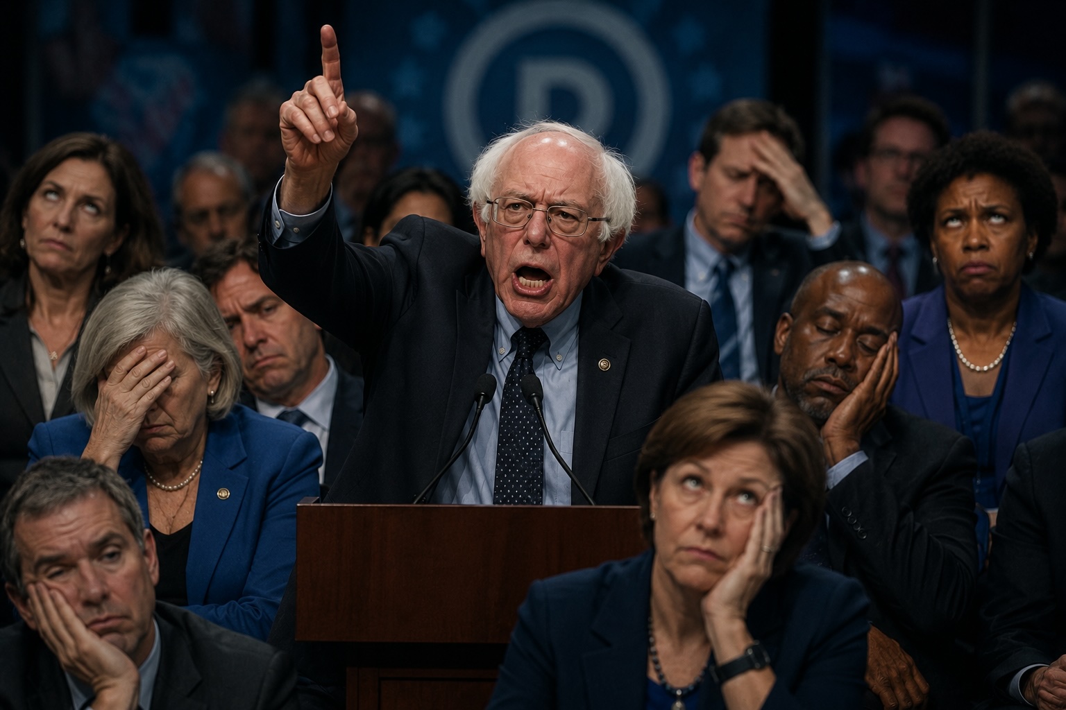 Dems Are Getting Really Tired of Bernie Sanders' Political Schtick
