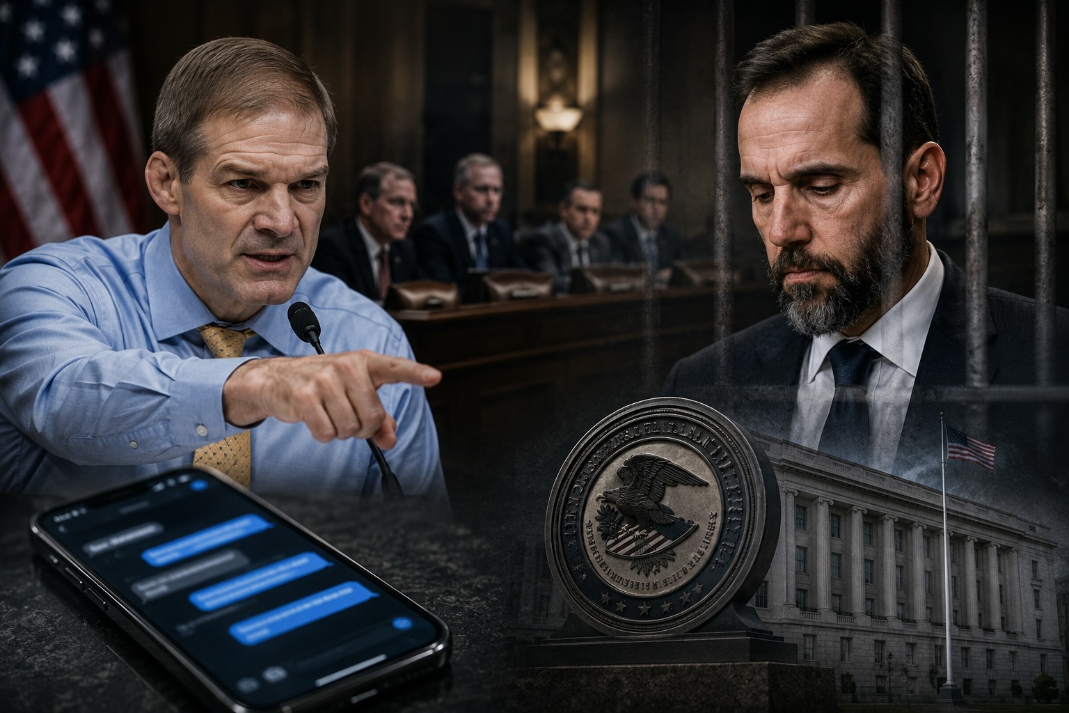 Jordan Seeks Criminal Charges Against Jack Smith Over Text Message Testimony