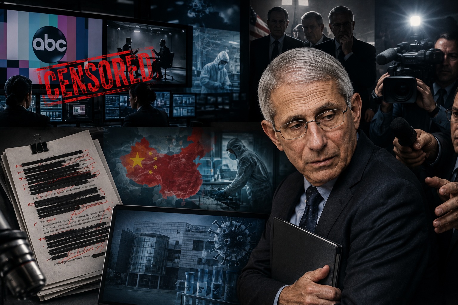 Fauci Runs Scared as ABC Censorship Bombshell Hits