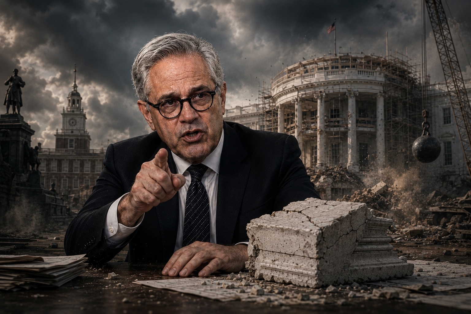 Philly DA Larry Krasner’s Paperweight Fantasy for Trump’s White House Ballroom