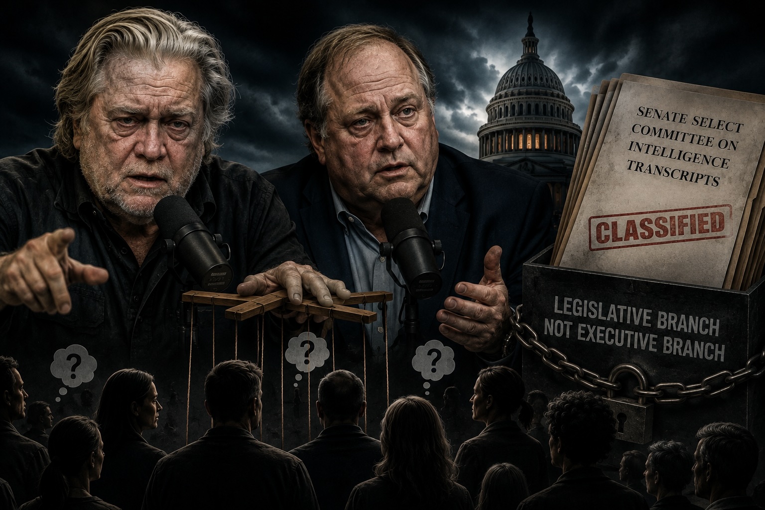 The Outrage Grift – Steve Bannon and John Solomon Sell a False Story Relying on Audience Naivete