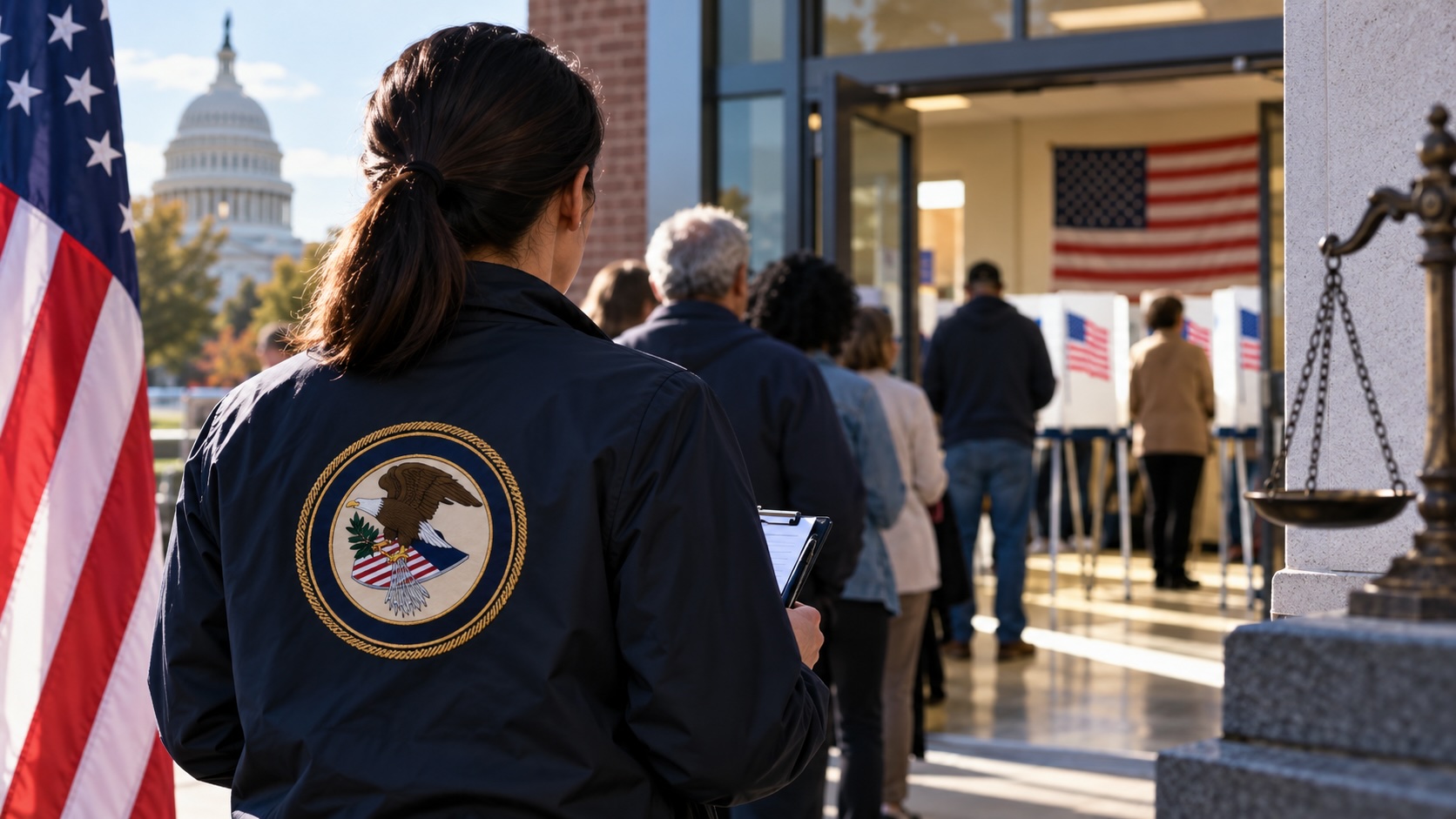 DOJ Seeks 1,000 Election Monitors for November Midterms