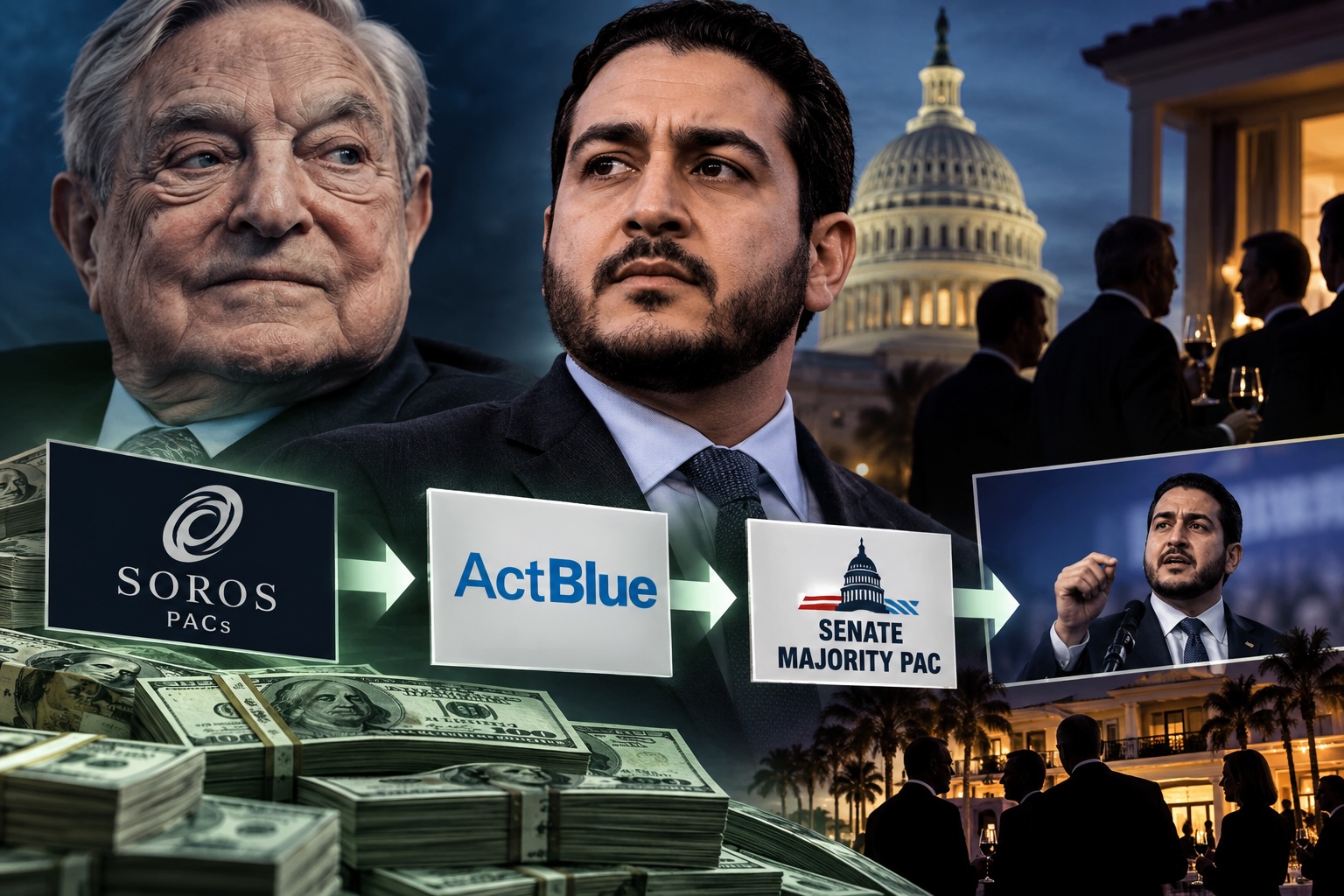 El-Sayed’s Formula: ActBlue, a Soros PAC, and “Billionaires Out of Politics”