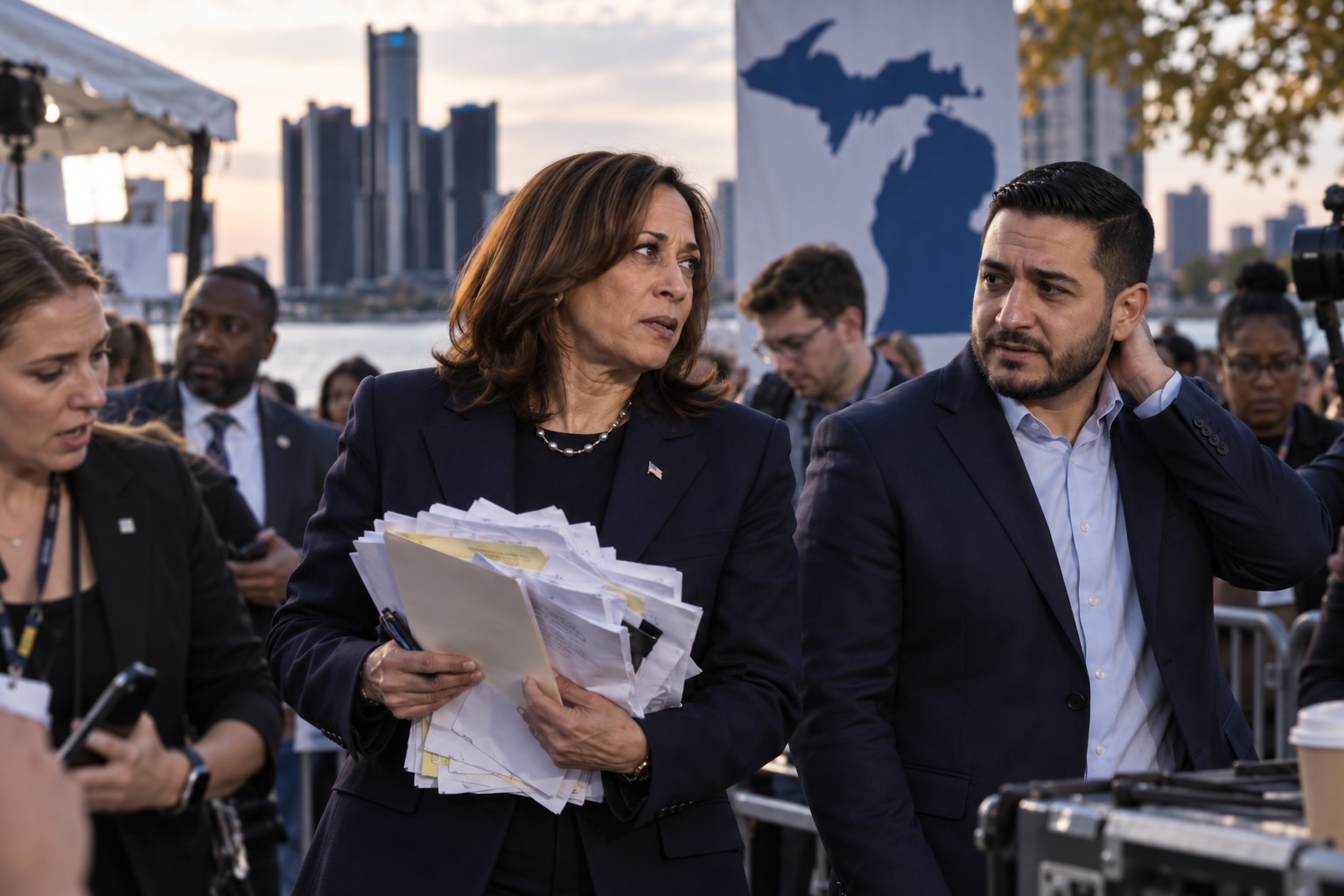 Harris lost Michigan. Now she’s back to sell El-Sayed