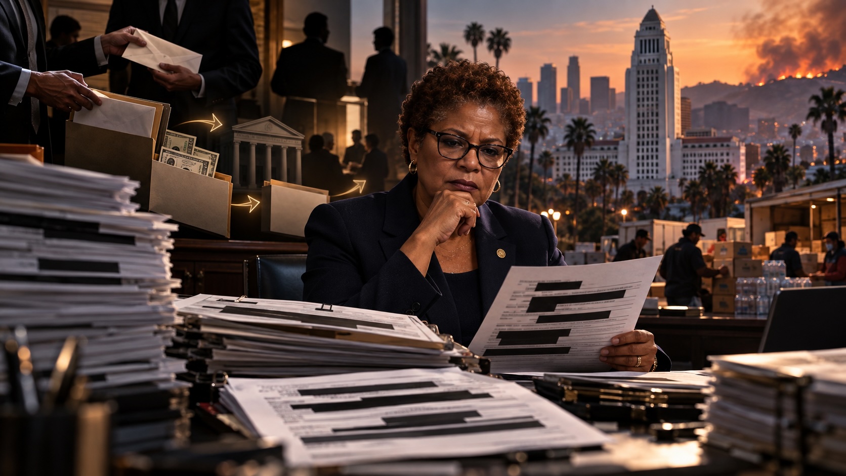 In 12 Days, Karen Bass Reported $240,563 From “Anonymous”