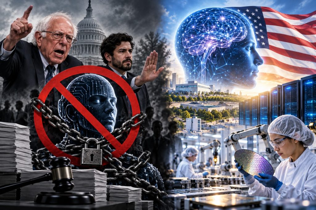 Trump Says Lead on Superintelligence — Sanders Wants to Ban It