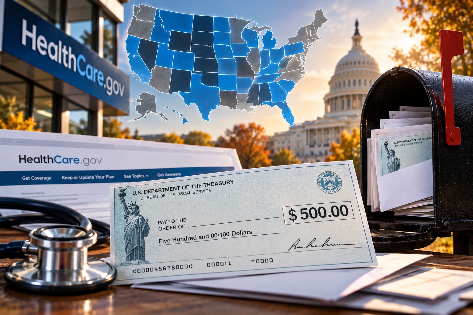 Trump’s $500 Obamacare Refunds Hit 30 States in October