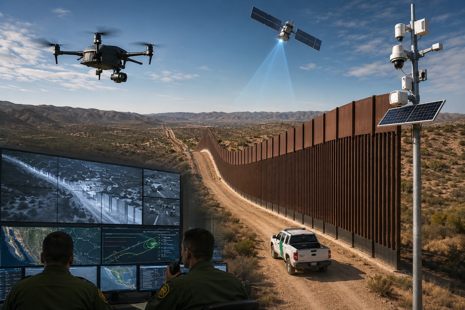 Trump’s Smart Wall: 193 Miles Built as Border Encounters Plunge to 50-Year Lows