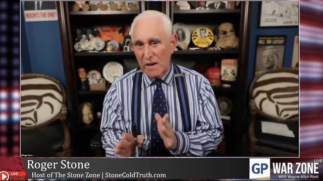 Roger Stone discussing the 2026 midterm elections and the political factors shaping the races.