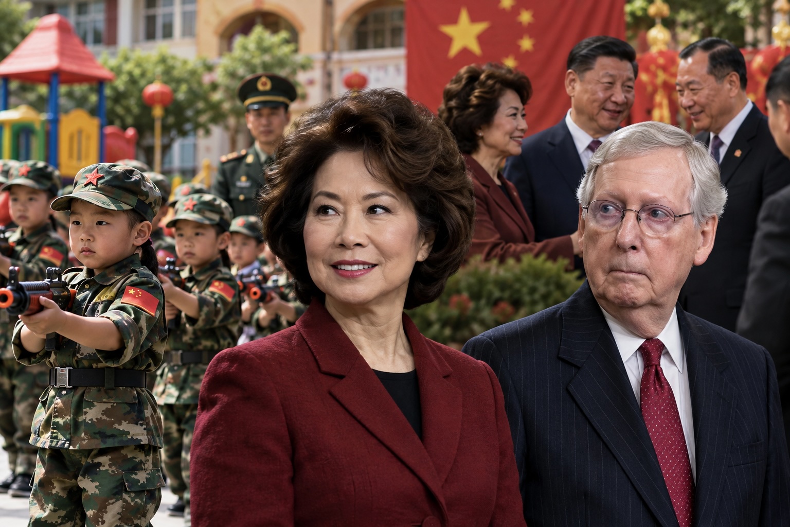 China Used Military-Linked Kindergarten to Cultivate Ties With Elaine Chao Family